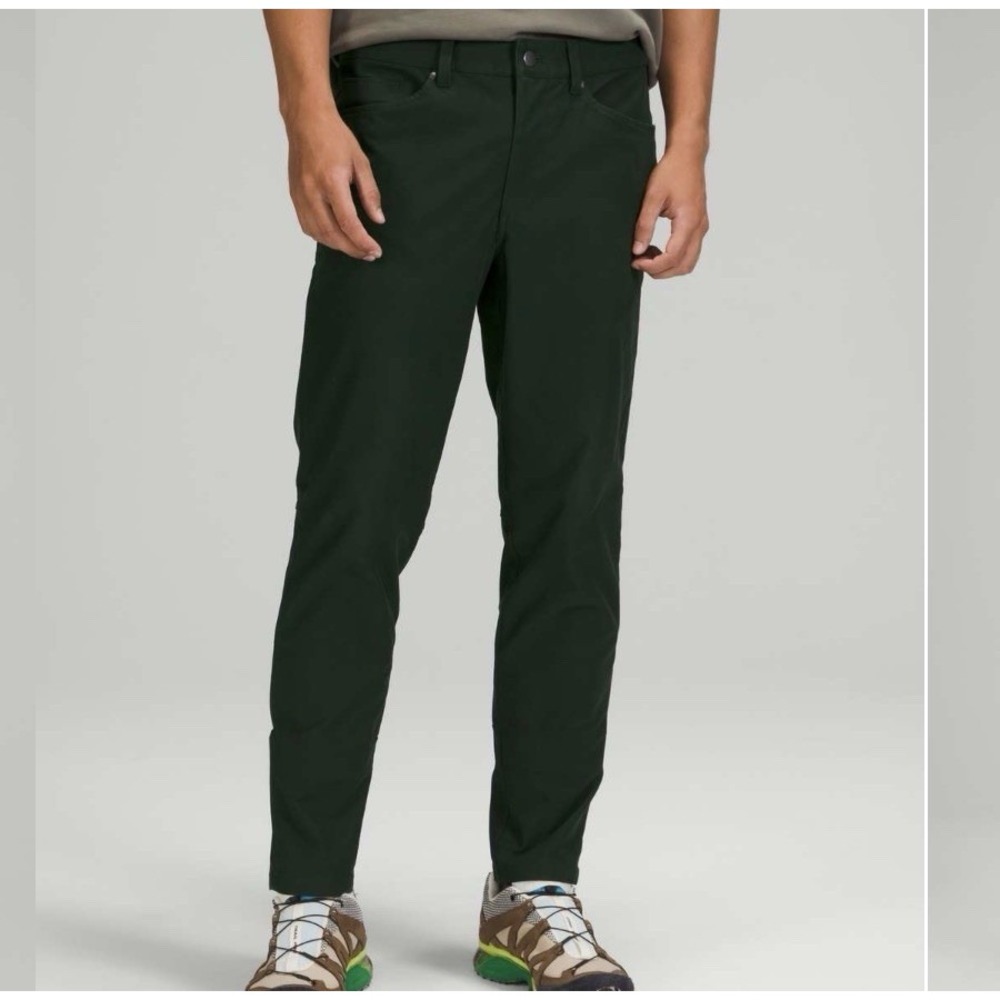 Lululemon ABC Pant Slim Utilitech Abrasion Resistant M5ABNS Green 30x30 Preppy